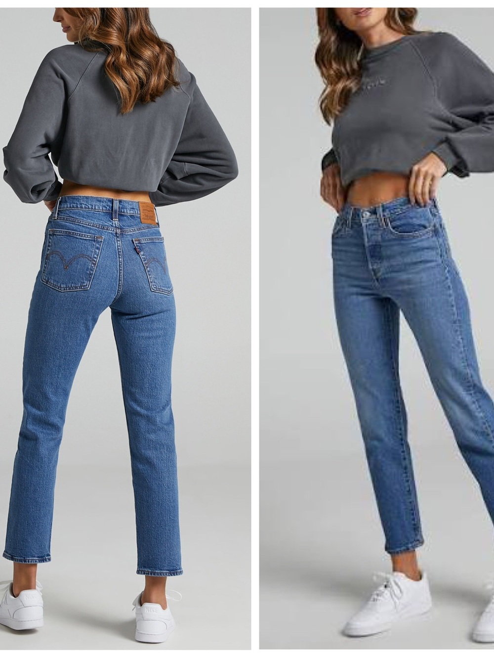 Levi’s Wedgie Straight denim blue Jeans women’s booty flattering Size 30x28 EUC